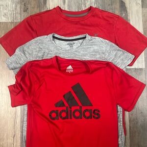 Lot of 3 boys active t-shirts size 10/12